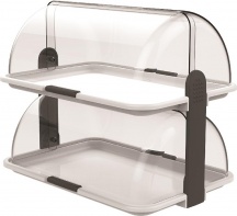 Robe Di Casa ROB179 Vetrinetta Bar Doppia cm 46.5x31.5x40.5h colore Bianco