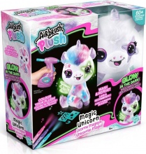 Rocco Giocattoli 20289581 Peluche Airbrush Plush Magic Unicorn 6+