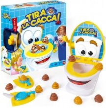 Rocco Giocattoli 21195014 Tira La Cacca! Gioco da Tavolo Per Bambini da 5+ Anni