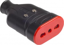 Rosi RS78206 Presa Alta Resistenza Ela Plug 2P+T 1016A Colore Nero