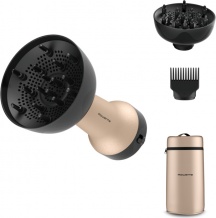 Rowenta CV7D30E0 Diffusore Aria Calda 3 in 1 Capelli Ricci 700W Oro  Curl Harmony