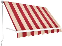 SANGIORGIO srl 3933 Tenda da Sole a Caduta cm 250xh.250 BeigeRosso