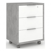 SARMOG DOUBLE Db733 Cassettiera Ufficio 3 Cassetti con Chiave 51x41x71 cm 0992411