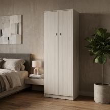 SARMOG MULTIUSO 168 EU Armadio Guardaroba 2 ante battenti 62x34x183 cm MULTIUSO 168