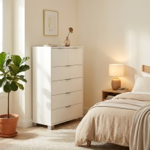 SARMOG QUADRANTE 772 BIA Cassettiera 6 Cassetti 70x41x112 Bianco QUADRANTE 772 0992477