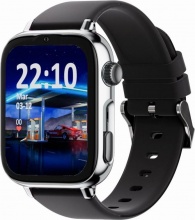 SAVEFAMILY SMWSVF090000 SaveWatch Plus 2 1.85" AMOLED 410 x 502 Pixel Wi-Fi GPS SilverBlack