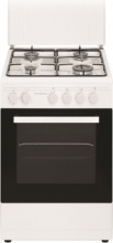 SCHAUB LORENZ SS450GEW Cucina a Gas 4 Fuochi Forno a Gas 50x50 cm Bianco