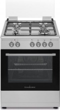 SCHAUB LORENZ SS631GEX Cucina a Gas 4 Fuochi Forno a Gas Ventilato 60x60 cm Inox