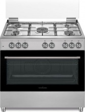 SCHAUB LORENZ SS941MFEX Cucina a Gas 5 Fuochi Forno Elettrico 90x60 cm Inox