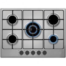 SCHAUB LORENZ SSPC750XF Piano Cottura 5 Fuochi a Gas 68 cm Inox