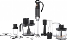 SENCOR 41017099 Frullatore ad Immersione Multifunzione 1500 Watt QuadBlade SHB 6552BK