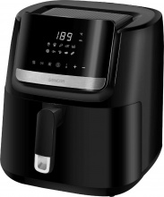 SENCOR SFR 6550BK Friggitrice ad Aria 6.5 Litri 1600W Display LED con Timer Nero