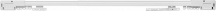 SEPE GROUP 9002011790 Scorritenda soffito parete Lunghezza 70120 cm Bianco