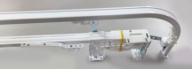 SEPE GROUP 9007011807 Scorritenda soffito parete Lunghezza 170300 cm Bianco