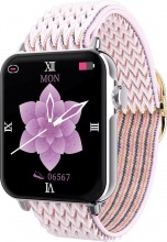 SMARTY SW035E03 Smartwatch Bluetooth Cardio Sonno Rosa Argento