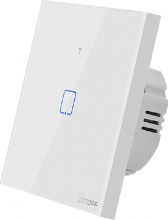 SONOFF IM190314009 Interruttore a Parete Smart Switch Touch Wi-Fi 1 Tasto Bianco