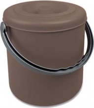 STEFANPLAST 20263 Pattumiera EUREKA colore Tortora 25 Litri