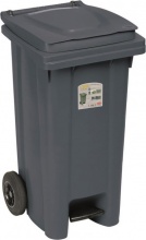 STEFANPLAST 25706 Bidone raccolta differenziata Pattumiera 120 Litri Grigio