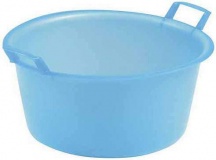 STEFANPLAST 28300 Bacinella Tonda Polietilene colore Azzurro lt 7 30
