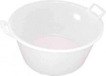 STEFANPLAST 28301 Bacinella Tonda Polietilene colore Bianco lt 7 30