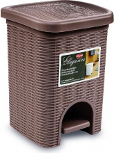 STEFANPLAST 30101 Pattumiera Bidone Spazzatura lt. 6 cm. 20,5x20,5x28 h Elegance