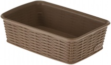 STEFANPLAST 30901 Scatola Plastica 20 x 14 x 6 cm Tortora Elegance