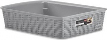 STEFANPLAST 30942 Cesta Medium Elegance Grigio Pietra 25 x 19 x 6 cm