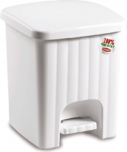 STEFANPLAST 38505 Pattumiera Pedale Mini Bianca lt 4.5