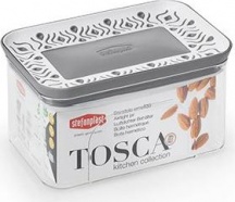 STEFANPLAST 55554 Barattolo Rettangolare Capacit� 700 ml Ermetico Tosca Grigio