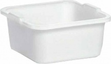 STEFANPLAST 66342 Bacinella Quadra Polietilene colore Bianco lt 11 34x34