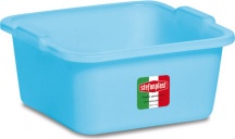 STEFANPLAST 66380 Bacinella Quadra Catino Plastica lt 16 cm 38x38x16 h - Linea Pulizia