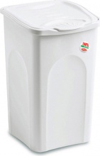 STEFANPLAST 70120 Cesto Contenitore Portabiancheria con coperchio Bianco Primavera