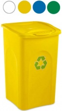 STEFANPLAST 70602 Pattumiera per Raccolta differenziata 50 Litri Verde 70606 BeGreen