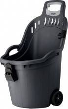 STEFANPLAST 76211 Carrello da Giardino Helpy Cart Multiuso 50 Litri Antracite