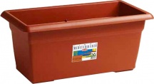 STEFANPLAST 84299 Vaso Medio Rettangolare Coccio 100x45 h 40
