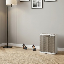 STEFANPLAST Linea Elegance Scarpiera Modulare 4 Paia 1 Anta 40x30x40 cm Tortora Elegance