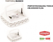 STEFANPLAST SF55800 Portatovaglioli Orizzontale Tosca BiancoTortora Chiaro Plus