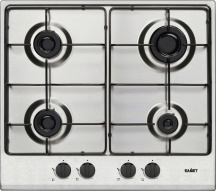 Samet CIRCE2 Piano Cottura a Gas 4 Fuochi 60 cm in Acciaio Inox colore Inox 60IX