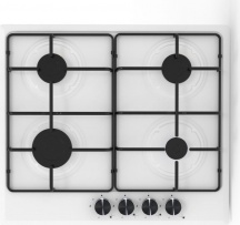 Samet CIRCEWH Piano Cottura a Gas 4 Fuochi 60 cm in Acciaio Inox colore Bianco Circe60WH