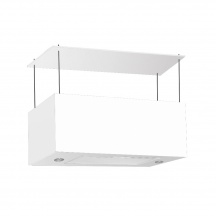 Samet DIAMONDISLAND60WH Cappa Cucina Aspirante Isola 60cm 650 m3h Cristallo Bianco Diamond Samet
