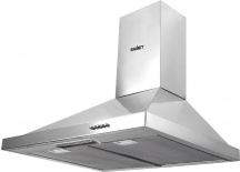 Samet EOLO60IX Cappa Cucina Aspirante a Parete Larghezza 60 cm Classe D Inox