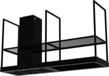 Samet EROS180 Cappa Cucina AspiranteFiltrante Isola 180 cm Nero Opaco