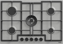 Samet MERCURIO75 Piano Cottura a Gas 5 Fuochi 75cm in Acciaio Inox colore Inox IX