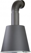 Samet RETROAN Cappa Cucina Aspirante a Parete Larghezza 50 cm Classe C Antracite