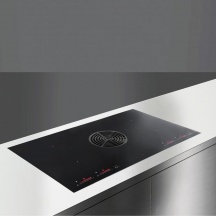 Samet THEM87AKR Piano Cottura a Induzione con Cappa Integrata 4 Fuochi 87 cm Inox PCIC870I