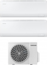 Samsung 2X AR50F09C1BHNEU + AJ040TXJ2KG Climatizzatore Dual Split Inverter 9+9 Btu A+++A++ Luzon S2