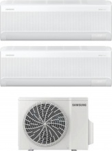 Samsung 2X AR60F12C1AWNEU + AJ050TXJ2KG Climatizzatore Dual Split Inverter 12+12 A+++A++ Windfree Comfort S2