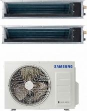 Samsung AJ026AJ026TNLPEG+AJ050TXJ2KGEU Climatizzatore Canalizzato Dual Split 9+9 A+++A++ con AJ050TXJ2KGEU