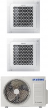 Samsung AJ035AJ035TNNDKG+AJ050TXJ2KGEU Climatizzatore Cassetta 4 Vie Dual Split 12+12 AJ050TXJ2KG Mini Windfree