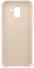 Samsung EF-PJ600CFEGWW Cover Custodia Dual Layer per Galaxy J6 Oro